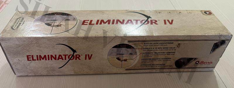 Burris Eliminator 4 (4-16x50mm Balistik Hesaplayıcılı Lazer Mesafe Ölçme Dürbünü)