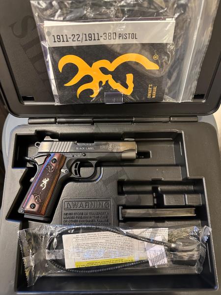 Browning Black Label 1911&380