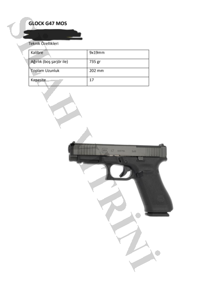 glock g47 mos hiç acilmamis